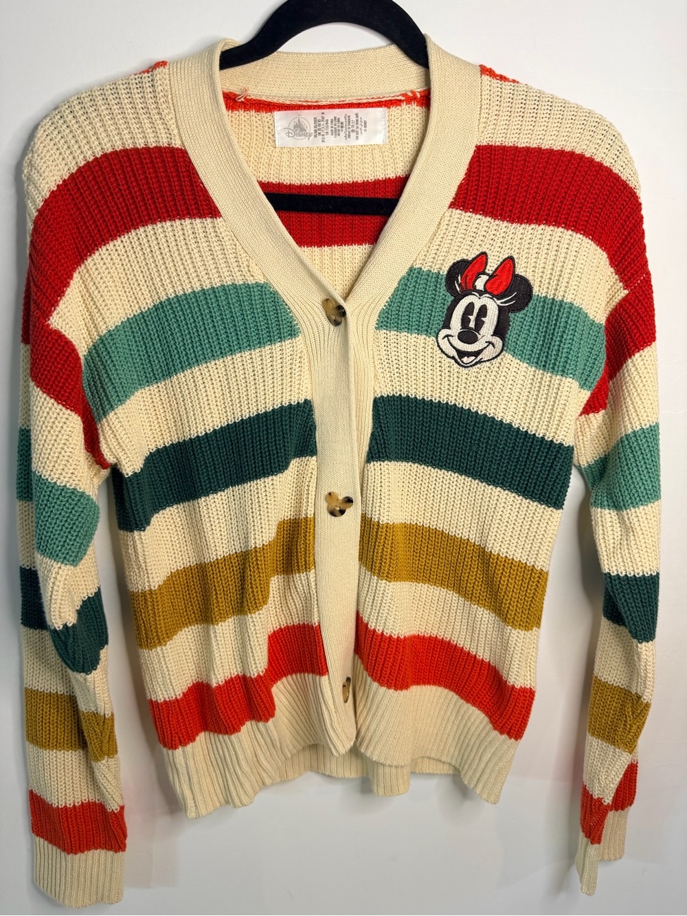 Disney Minnie Mouse striped knit cardigan